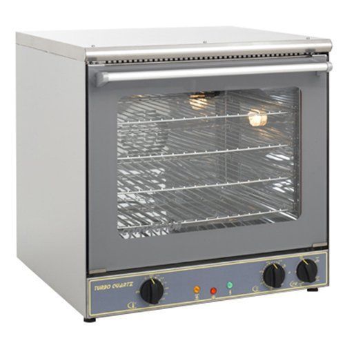 Equipex (fc-60g) half-size convection oven 208/240 v 3.3 kw stainless steel for sale