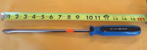 Armstrong #66-108  Acetate Slotted (Standard) Screwdriver 3/8 x 10&#034;  NEW UNUSED
