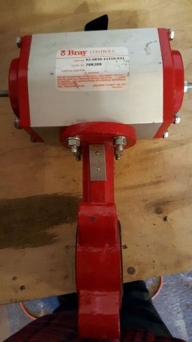 Bray pneumatic actuator with 2&#034; bray butterfly valve for sale
