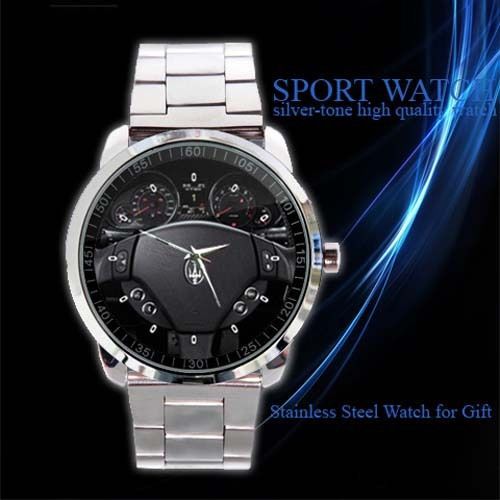 2012 Maserati granturismo mc steering wheel New Design On Sport Metal Watch