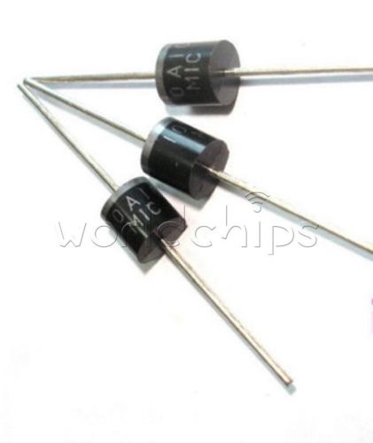 10PCS 10A10 R-6 10A 1000 Volts Silicon Rectifiers 1KV Diodes NEW