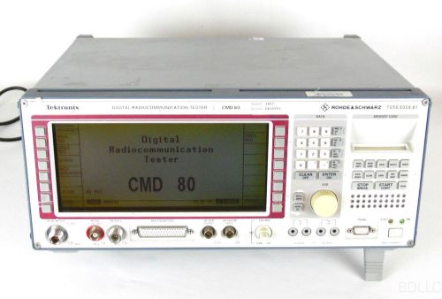 Tektronix ROHDE &amp; SCHWARZ Digital Radiocommunication Tester CMD 80 w/ Options