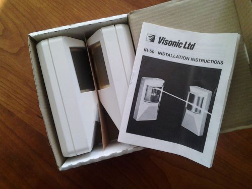 VISONIC INFRA-RED PHOTOELECTRIC DETECTOR, MODEL: IR-50 AS-NEW IN BOX