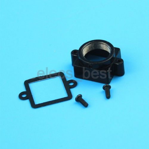 M12x P0.5 20mm small Camera Lens Black Metal Mount with Gasket for camera board
