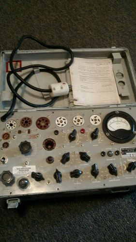 TV-7A/U military tube tester used condition.