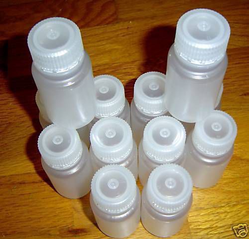 NEW Pack of 12 Fisherbrand Wide-Mouth Bottle Lab sterilizer Bottle 2oz