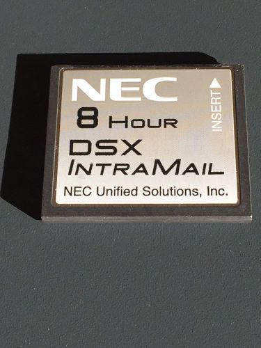NEC DSX 8-Hour 4-Port IntraMail VoiceMail 1091011 V1.4 Phone System 40 80 160