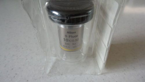 Nikon S Flour 10x/0.50 inf/0.17 DIC N1 WD 1.2 Objective