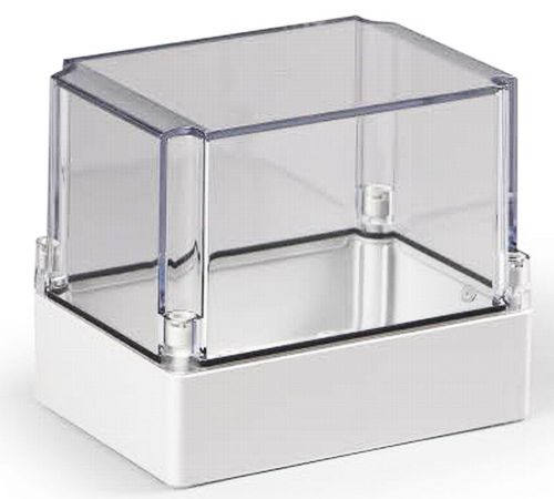 Electrical enclosure nema 4x polycarbonate 7x5x6 waterproof project box clear for sale