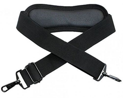 Angelina-one Black Color Padded Adjustable Shoulder Strap With Swivel Hook For