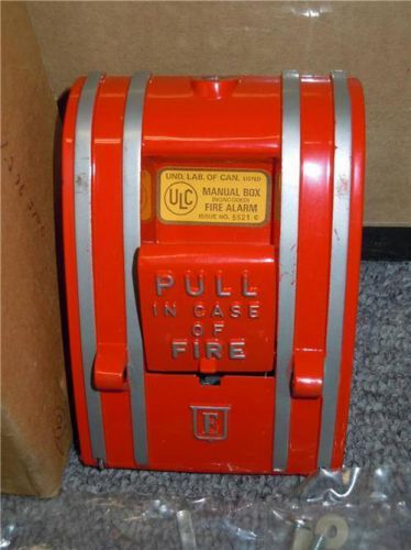 Edwards red fire alarm manual pull station 270-spo w/ glass rod boxed brand new for sale