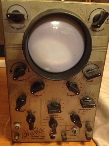 Vintage Hickok Cathode Ray Oscilloscope Model 195 - Untested - Repair/Restore