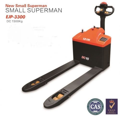 New small superman ejp 3,300 lb.capcity electric pallet jack.. for sale
