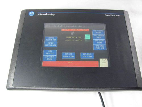 Allen bradley, panelview 900, 2711-t9c1, color interface panel, nice condition! for sale
