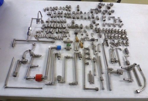 [HUGE LOT]  of Misc. Weldments Fittings Glands VCR Nuts 316L