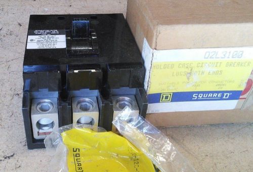 Square d #q2l3100 240 volt 100 amp 3 pole circuit breaker for sale