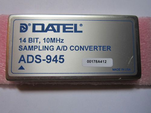 DATEL SYSTEMS, INC. ADS-945 14-BIT, 10MHz SAMPLING A/D CONVERTER