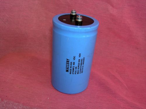 4700UF  450V  4700 uf  MALLORY  Electrolic  Capacitors  lot of  TWO  typs CGS
