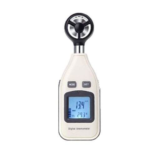 New lcd digital wind speed temperature measure gauge anemometer for sale