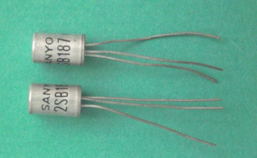 10 germanium transistors  2SB187  SANYO  PNP