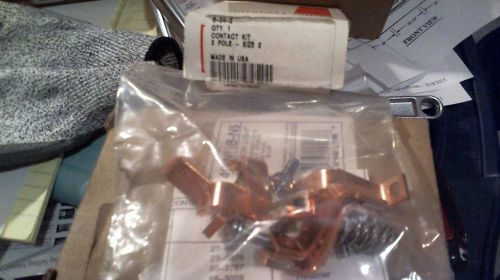 Cutler hammer c&amp;h 6-34-2 .. 6342 .. contact kit set .. size 2 .. 3 pole.. (nib) for sale