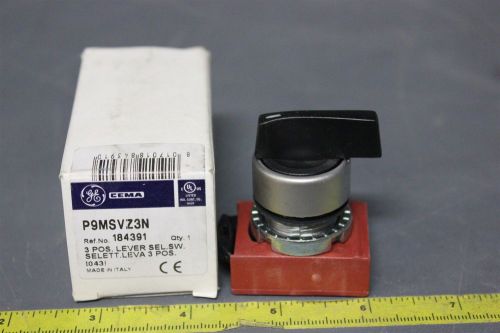NEW GE 3 POSITION LEVER SELECTOR SWITCH P9MSVZ3N (S16-T-213A)