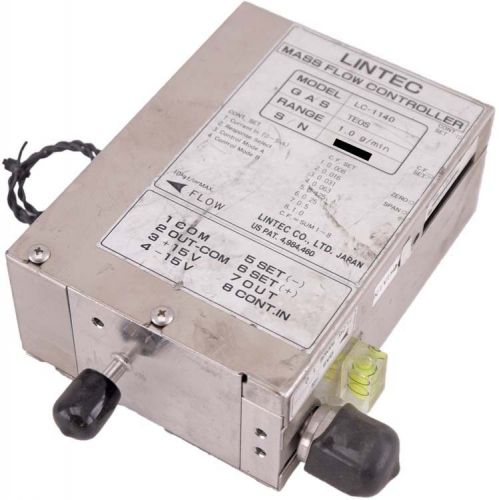 Lintec LC-1140 TEOS Gas Valve Mass Flow Controller MFC Unit 1.0 g/min