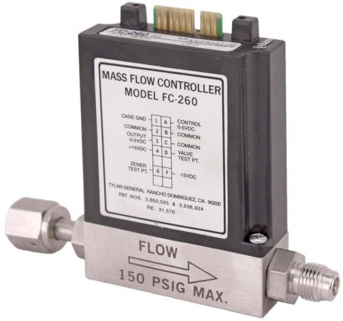 Tylan FC-260KZ 100-SCCM 260 Series CL2 Gas MFC Mass Flow Controller System