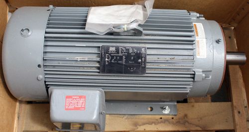 Lincoln electric motor lm30267ab 20 hp ultimate e 256tc frame 3 ph 460v new for sale
