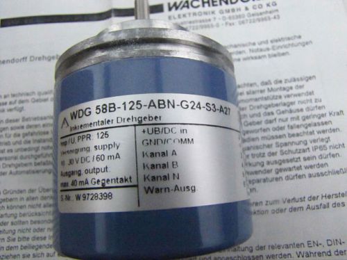 New , WDG Encoder ,58B-125-ABN-G24-S3-A27