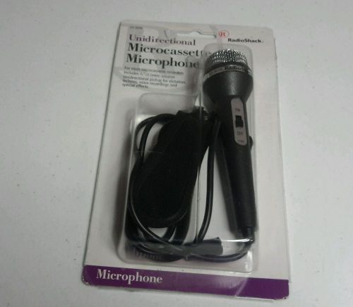 RS RADIO SHACK MICROPHONE 33-3019 450-Ohm Uni-Directional DYNAMIC Microcassette