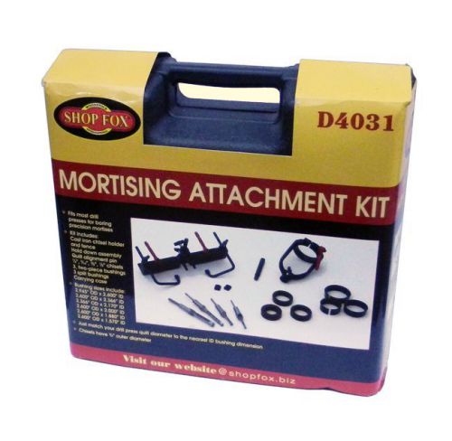 New shop fox woodstock d4031 mortising attachment kit nib for sale