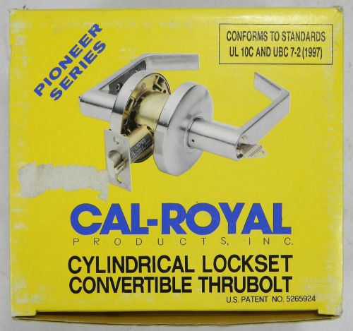 Cal-Royal SL-00 Pioneer Series Cylindrical Lockset Convertible Thrubolt