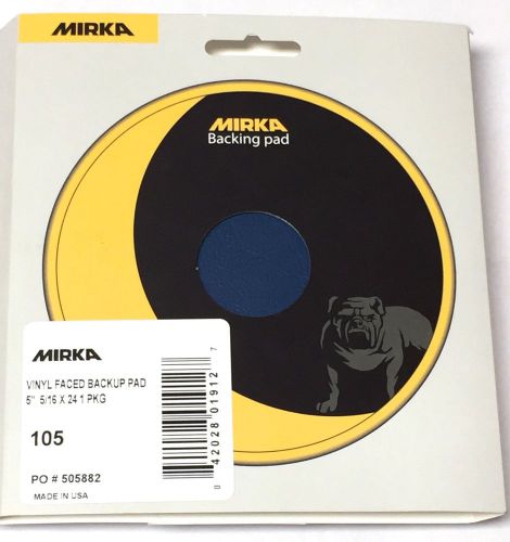 Mirka 5 inch da sander vinyl psa sticky back backup pad, # 105 for sale