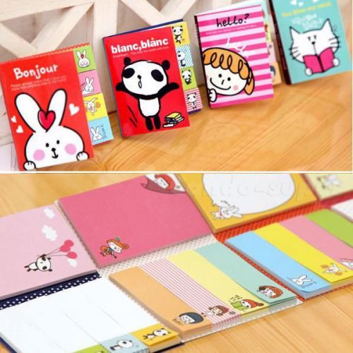 Cute Funny Sticker Post Bookmark Point It Marker Memo Flags Sticky Notes CSCG