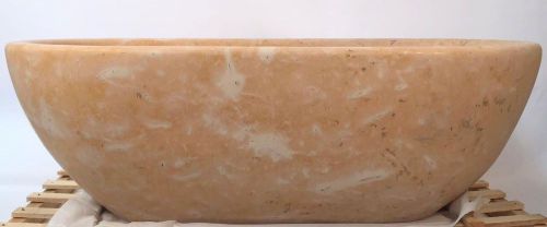 Natural Stone Marble Stone Bathtub Stone Tub - Yellow