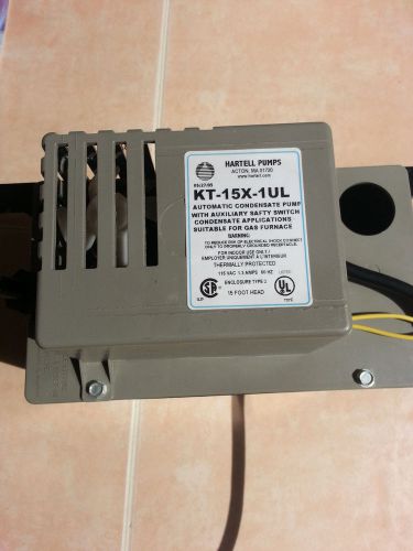 Hartell  KT-15X-1ULT Condensate Pump 15&#039; Lift 115V Includes 20&#039; of Tubing