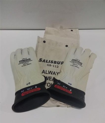 SALISBURY HIGH VOLTAGE GLOVES SIZE 8-81/2 10 IN LENGTH GB-112