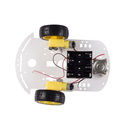 2WD Smart Robot Car Chassis Kit/Speed encoder Battery Box Arduino 2 motor 1:48