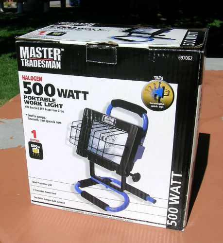 New master tradesman 500w portable work light for sale