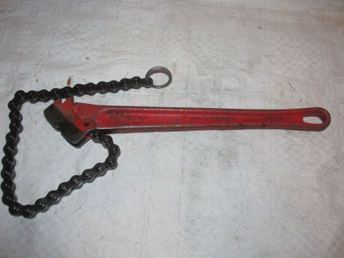 Ridgid 14&#034; Chain Pipe Wrench No. C14 Nice! LQQK!