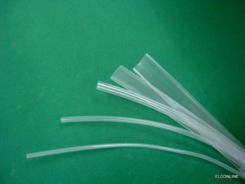 Clear 2:1 polyolefin 600v heat shrinkable tubing assorted 5 sizes/lot #so7 for sale