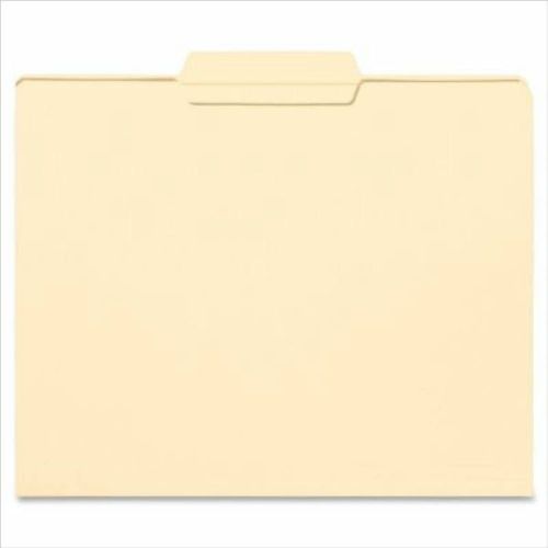 Smead File Folder, Reinforced 1/3-Cut Tab Center Position, Letter Size, Manila