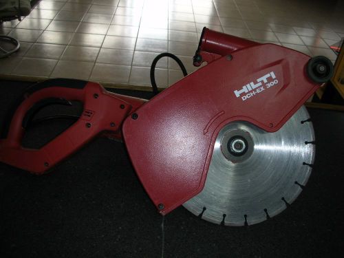 HILTI DCH EX 300 CONCRETE SAW 12-INCH ELECTRIC DIAMOND BLADE.