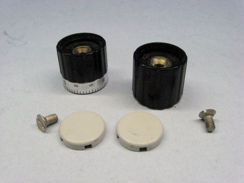 Pair of Fine Focus Knobs for Carl Zeiss Jena Microscope