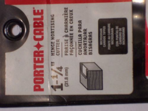 FREE SHIPPING -PORTER- CABLE 1-1/4&#034; HINGE MORTISING CUTTER NEW IN PACKAGE