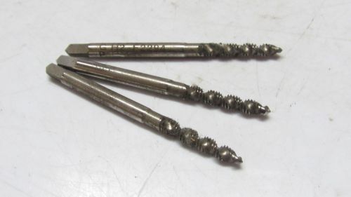 3 new greenfield #5-40 gh2 h2 2fl 2 flutes plug hs spiral flute taps bright usa for sale