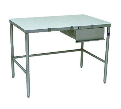 John Boos TC059 Worktable with Cutting Board Top - 60&#034; 60&#034;W x 36&#034;D Stainless...
