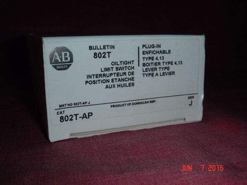 Allen Bradley 802T-AP Ser J Oil Tight Limit Switch