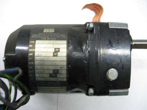 B &amp; B  Motor &amp; Control Corp. - Gearmotor - NCI-11D4 - Used